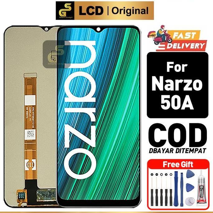TERBARU - PROMOLCD RALME Narzo 50A ORI 100% Garansi 30 Hari Layar HD COD Kualitas No.1 Bergaransi Co
