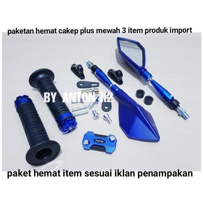 DY110 - HANDGRIP/HANDFAT 3 VARIASI MOTOR BEAT KARBU-NEW-SCOOPY-VARIO-125-150