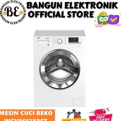 BEKO WCV8612X0ST MESIN CUCI FRONT LOADING 8 KG 1200 RPM WCV 8612 XOST