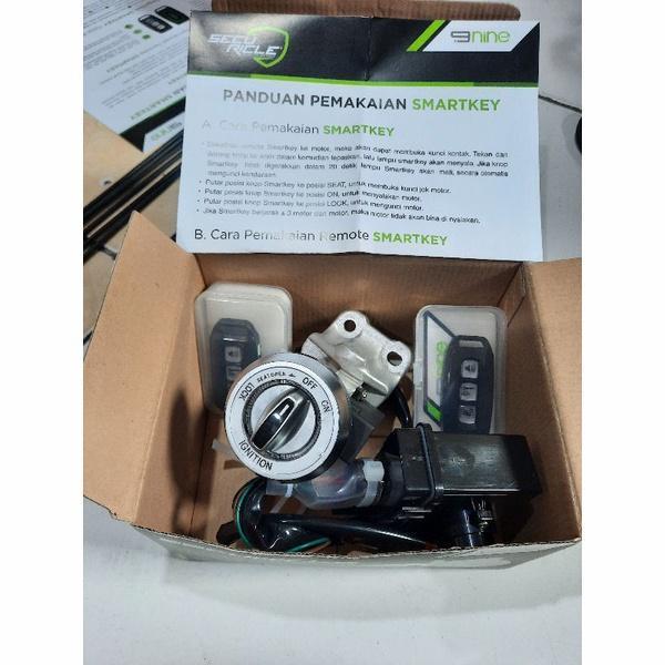 Kunci Keyless Yamaha Nmax Old / Keyless Smartkey + Alarm Getar Bunyi Kendaraan Original Dan Terperca