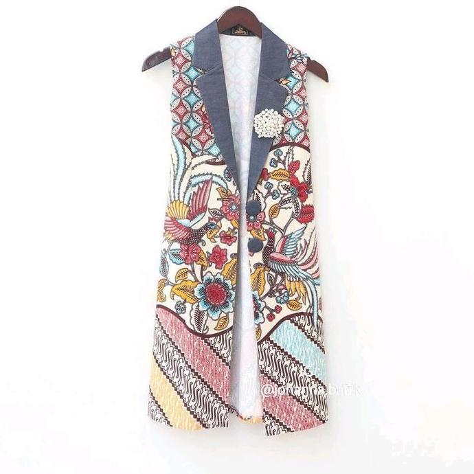 TERKINI outer batik bunga premium TERKINI