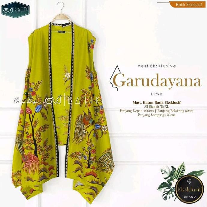 KEKINIAN VEST BATIK OUTER TERBARU OUTER BATIK MODERN KEKINIAN