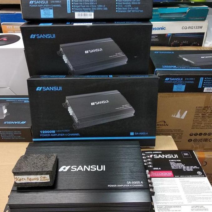 // SANSUI SA-A900.4 POWER AMPLIFIER 4 CHANNEL 12000W MAX POWER //