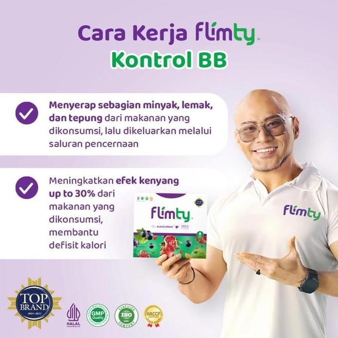 Flimty Fiber Herbal Detox - Pelangsing Bpom Halal Bandung (Ready)