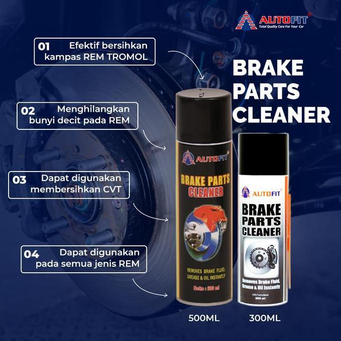 Olinoy- Autofit Brake Parts Cleaner 300Ml Cairan Pembersih Part Rem Kanvas Mobil Motor