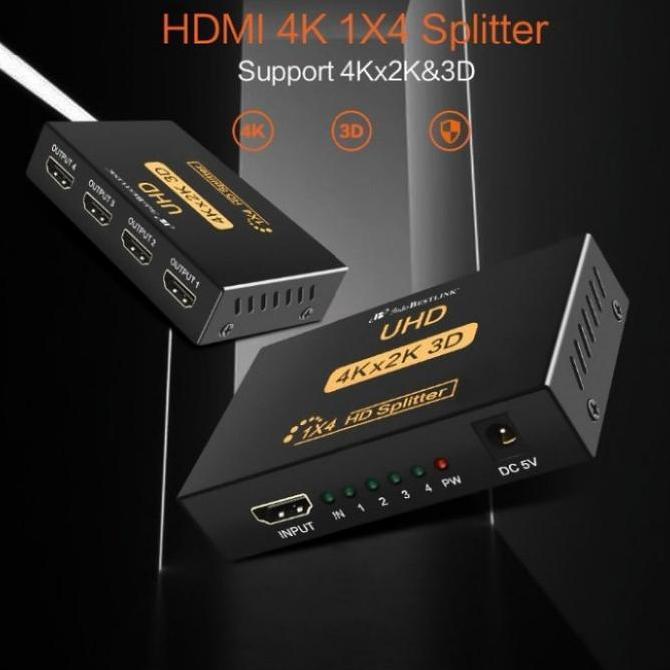 HDMI spliter 4port / HDMI spliter / HDMI spliter 1 ke 4