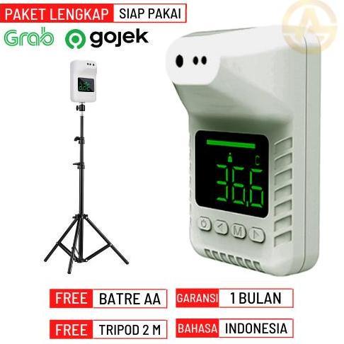 Thermometer Dinding Standing Digital Otomatis Infrared K3S + Tripod