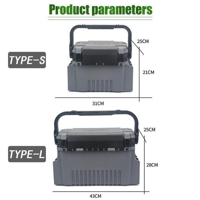BEANABELL Tackle Box Kotak Peralatan Pancing Jigging Lure Box Fishing Box Mancing Serbaguna Besar Ke