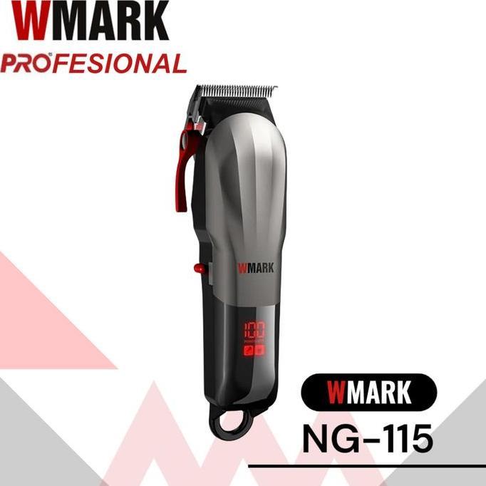 Forca- Wmark Profesional Clipper Wmark Ng-115 Cordless Mesin Cukur Wmark 115