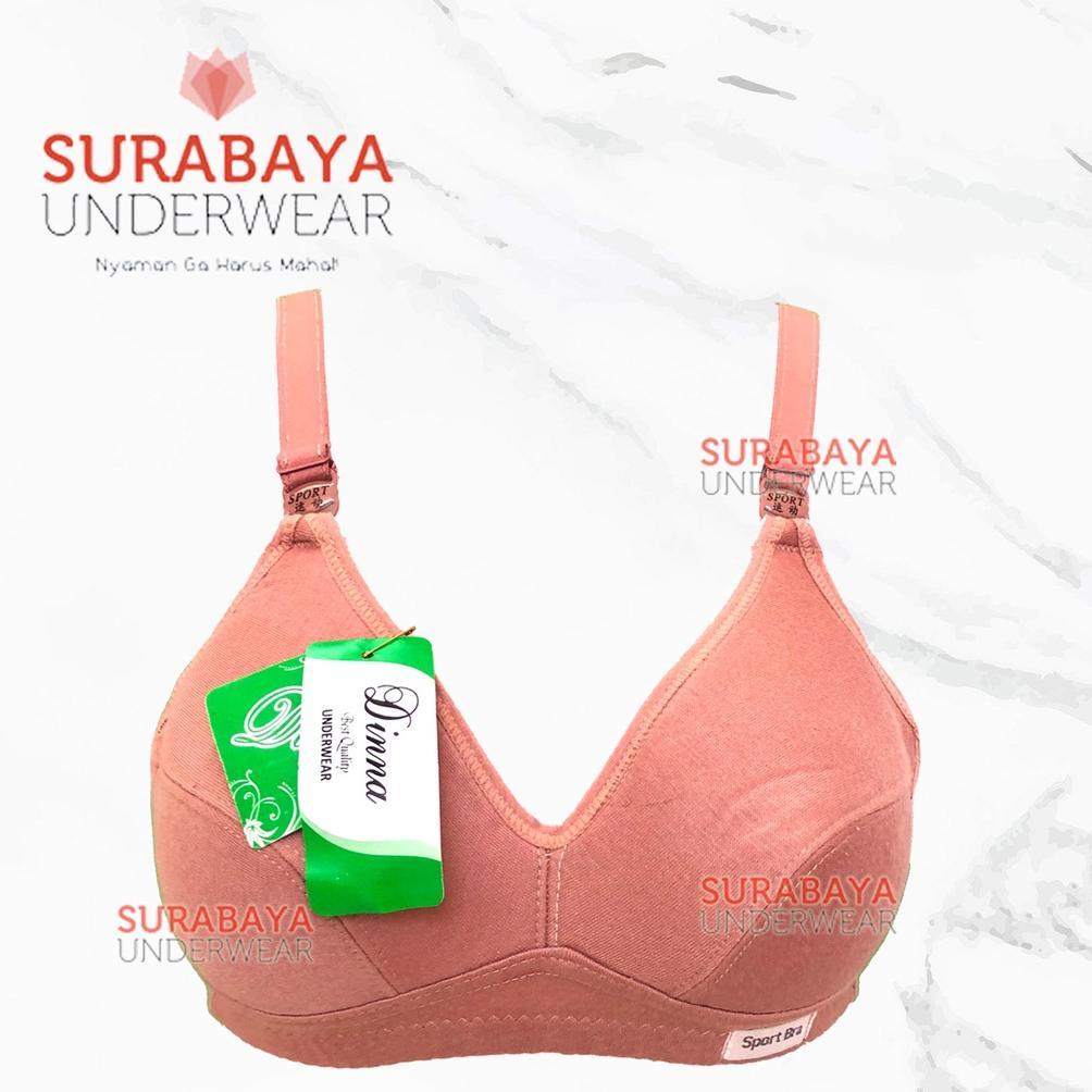 CUCI GUDANG SPORT BRA KATUN NYAMAN BUAT SEHARI HARI SIZE BESAR MERK DN (SIZE 34-46)
