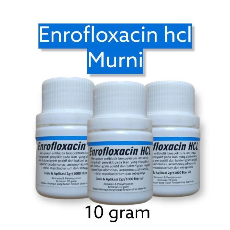 Selera Jualan - Enrofloxacin Murni 10 Gram/Obat Antibiotik Ikan/Floxacin/Enro/Enroflok/Booster