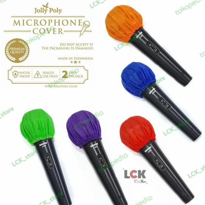 Ajuste- Sarung Pelindung Mic 20Pc /Penutup Kepala Mic /Microphone /Mikrofon/Karaoke