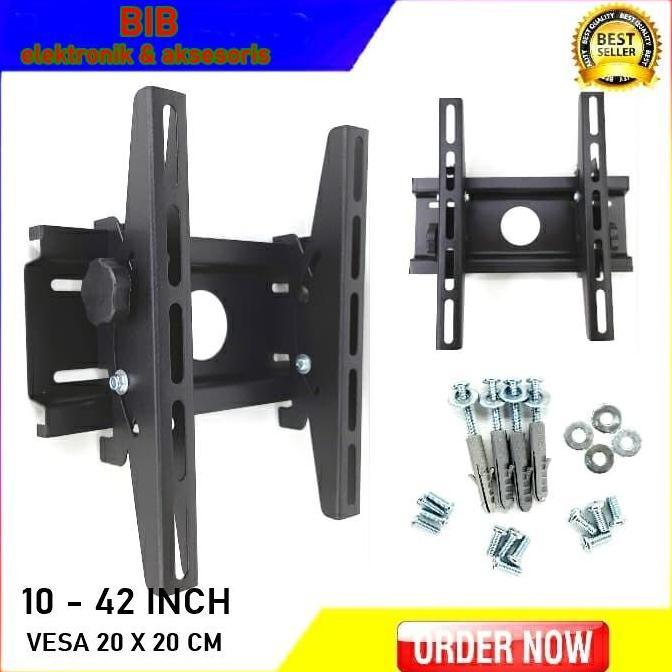 BRACKET TV UNIVERSAL 10 - 42 INCH / BRAKET TV LED / BRIKET TV LED