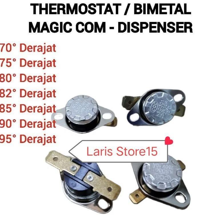 NEW PRODUCT THERMOSTAT BIMETAL UNTUK MAGIC COM / DISPENSER MULTI SEMUA MERK LENGKAP 70 75 80 85 90 9