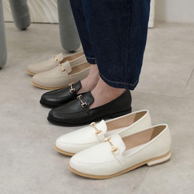 OFFICIAL VIMEMO ZENNA - SEPATU LOAFERS VINTAGE MINIMALIST SLIP ON SHOES | SEPATU KERJA WANITA