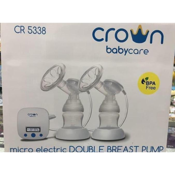 NEW POMPA ASI ELEKTRIK DOUBLE CROWN BABY/BREAST PUM ELECTRIK DIGITAL MURAH ORI