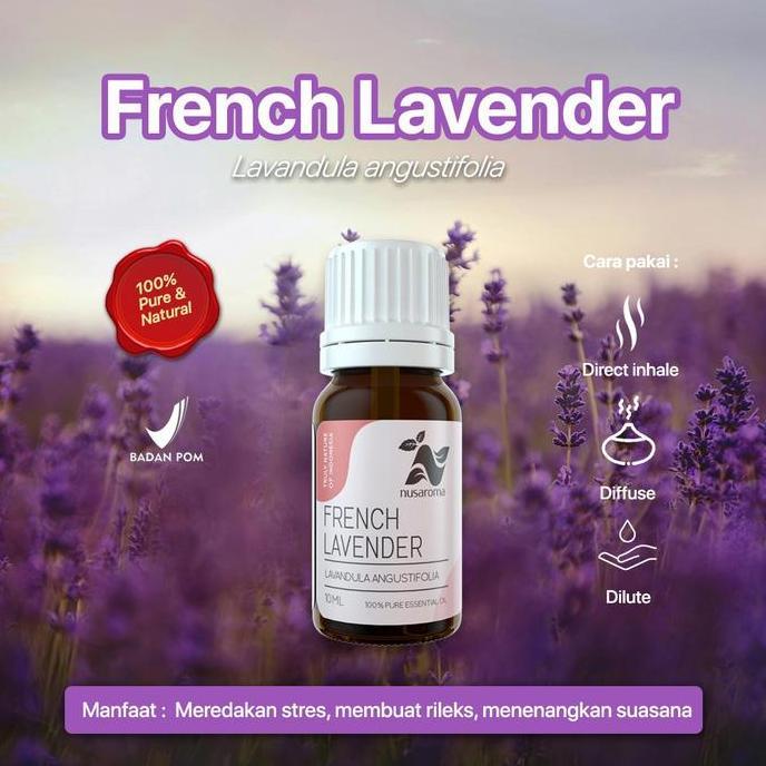 Point- Nusaroma French Lavender Essential Oil - Minyak Aromaterapi Lavender