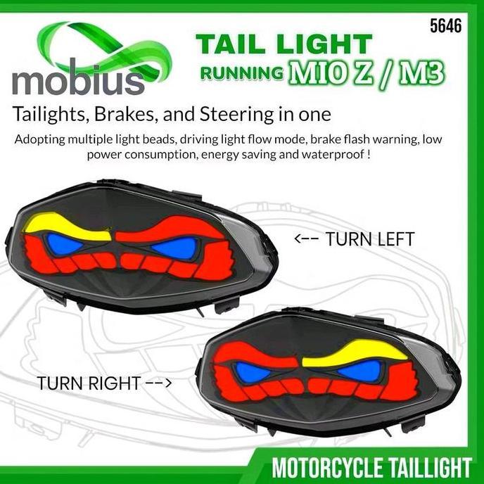 cv.luviyer - lampu stop led alis mata mio Z mio m3 mio 125Z lampu belakang led alis mata mio Z mio m