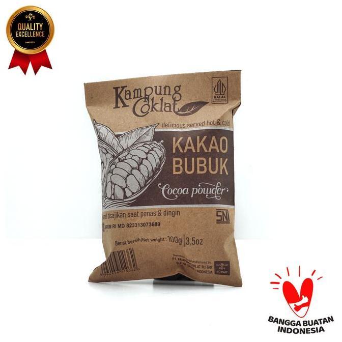 COKLAT BUBUK MURNI 100 GRAM - KAMPUNG COKLAT