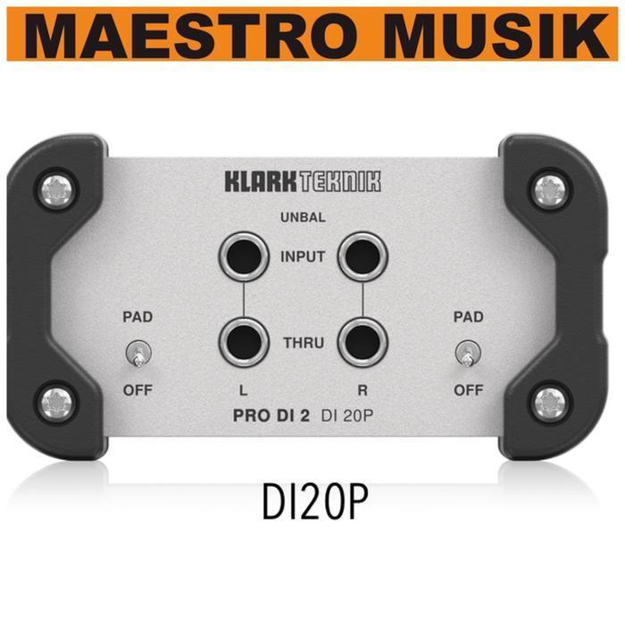 KLARK TEKNIK DI20P PASSIVE STEREO DI BOX ORIGINAL DAN TERPERCAYA