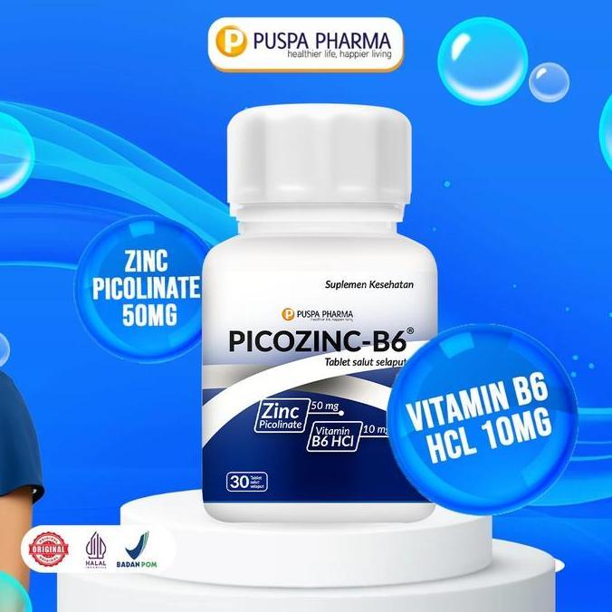 Excellent- {Spesial Dokter Puja} Paket Promil Suami Istri - Puspa D3 Vitamin D3 1000 + Picozinc - B6