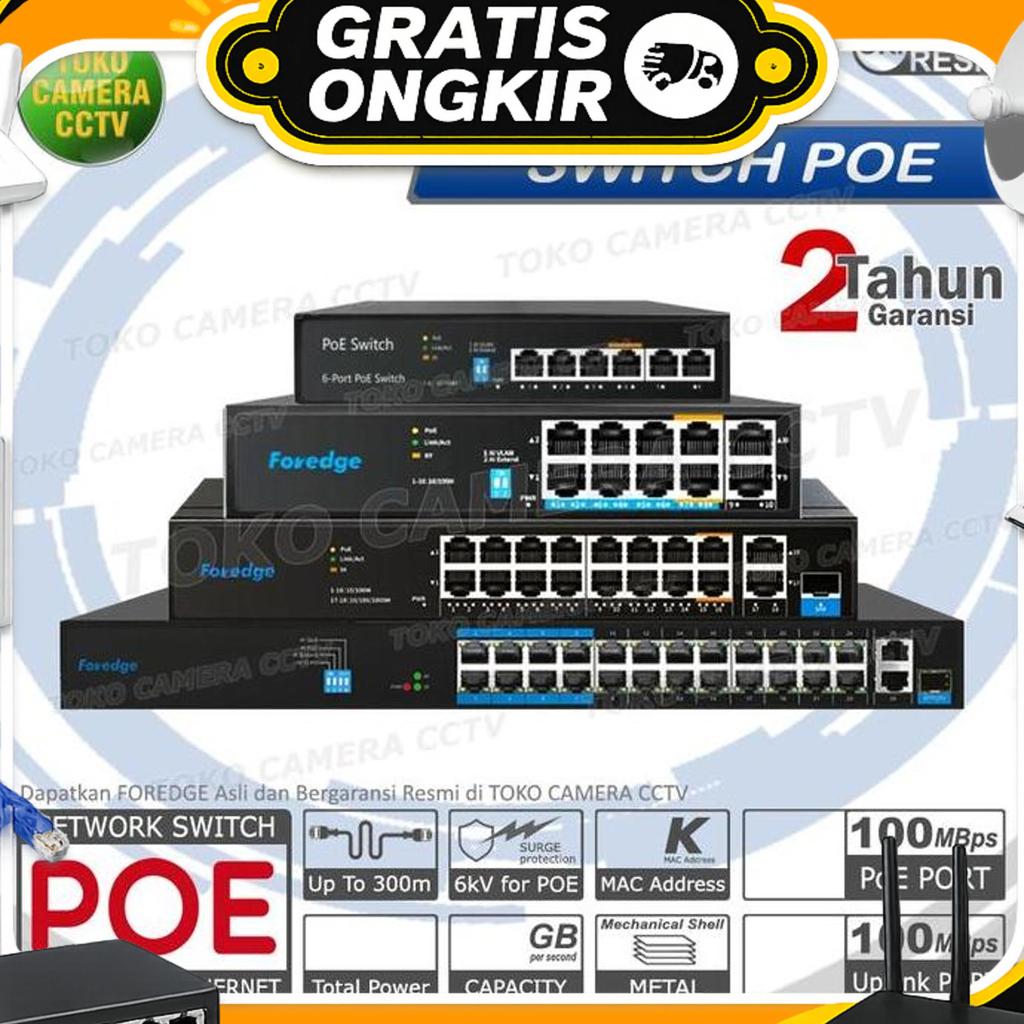 Switch Poe Cctv Unmanaged Ip Camera Poe 2 Uplink