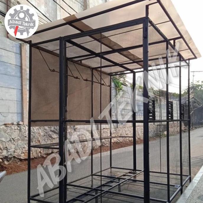 NEW SANGKAR KANDANG BURUNG TERNAK UMBARAN KOLONI AVIARY LOVEBIRD PLECI ORI