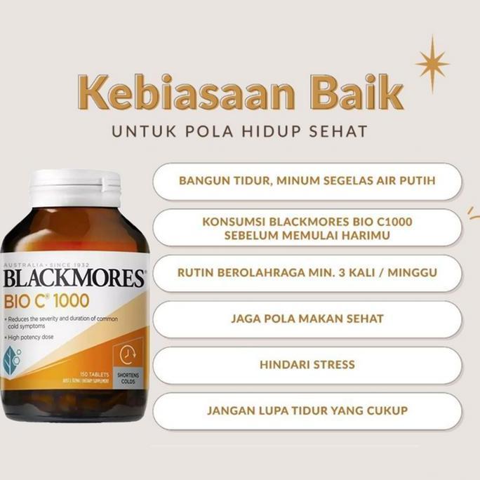 Happyfit- Blackmores Vitamin C 1000 Mg Blackmores Bio C 1000 Vit C 1000Mg 150