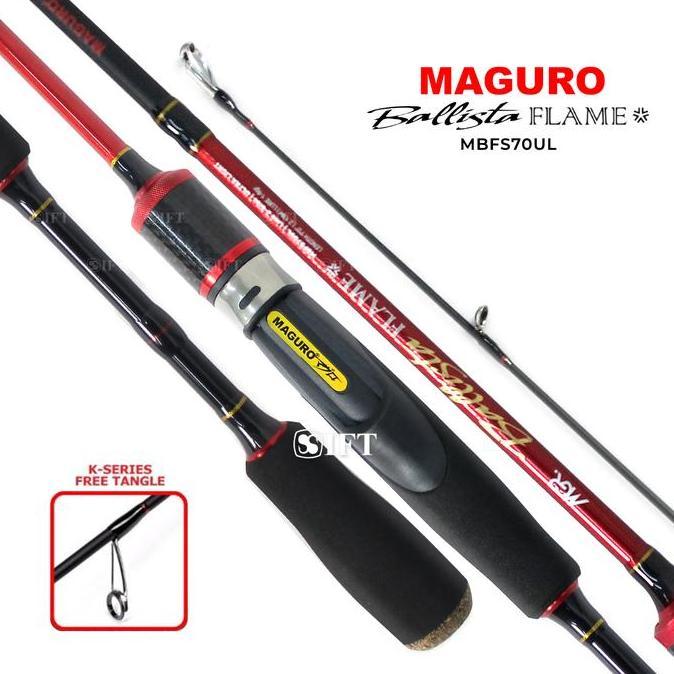 BEBAS ONGKIR - Joran UL MAGURO BALLISTA FLAME - ICE | 2-6 lbs | Ultralight Casting