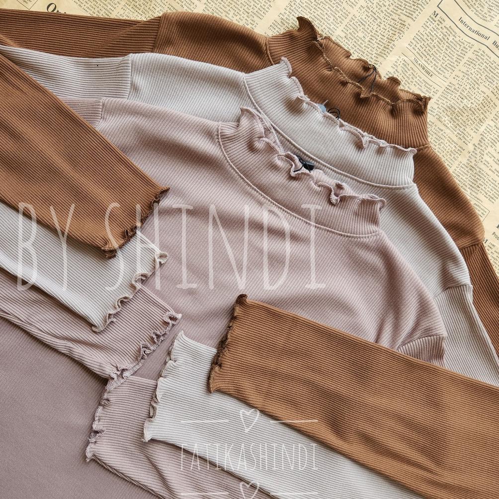 EXCLUSIVE By Shindi - INNER Lengan Panjang / Kaos lengan panjang / Inner TURTLENECK Necy Lengan Panj