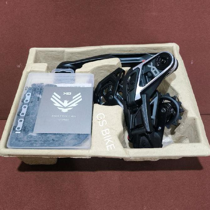 SRAM X0 EAGLE T-TYPE AXS TRANSMISSION 1x12-Speed Wireless Groupset GS Sepeda MTB V2 XO