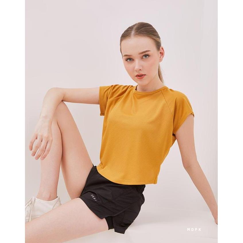 Mantapbetul- Mdpk - Halo Back Top Pakaian Olahraga Nita Outer Olahraga Crop T-Shirt Dryforce Technol