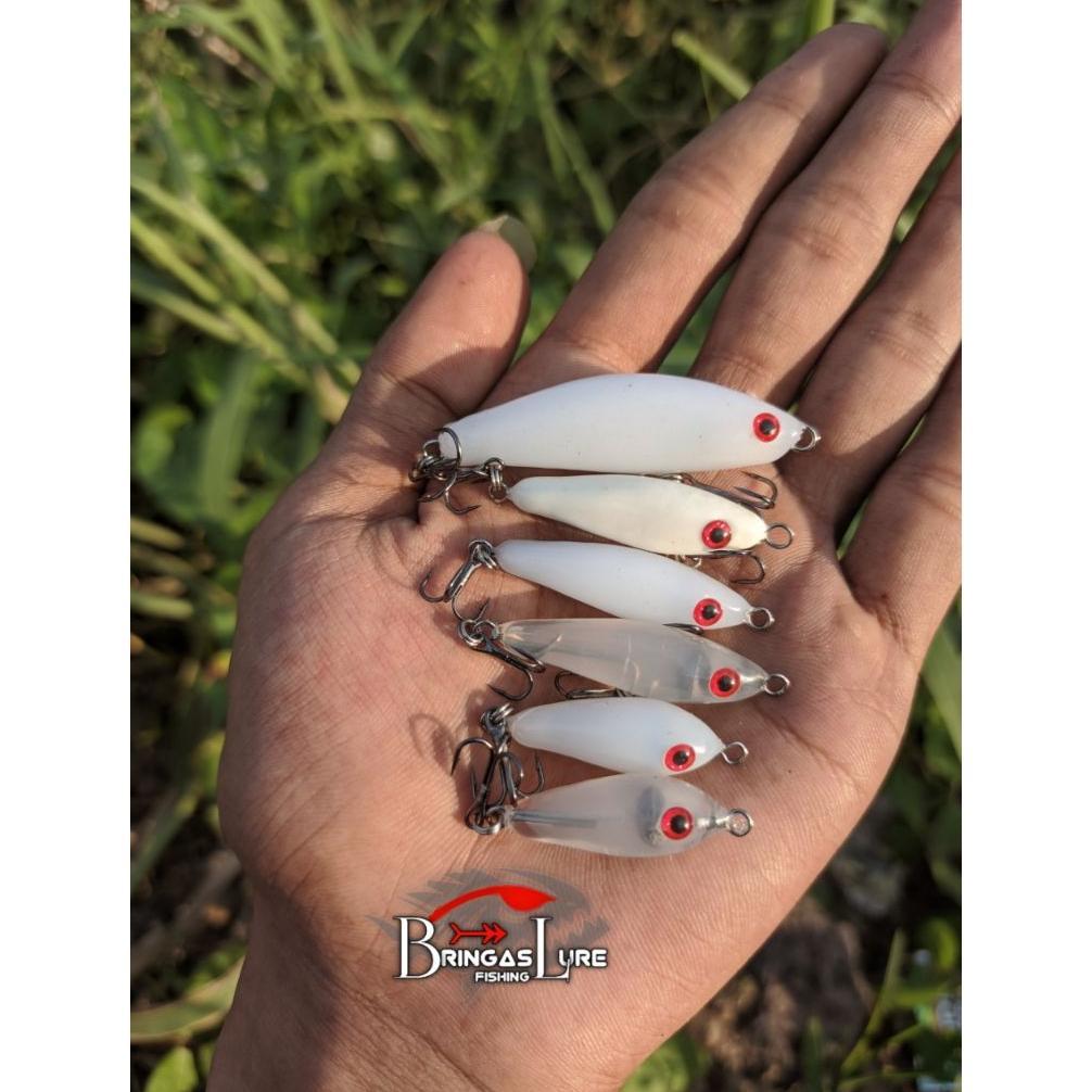SET UMPAN HAMPALA 5cm 3,5cm 2,5cm lure casting / umpan casting hampala / swim bait / swimmer