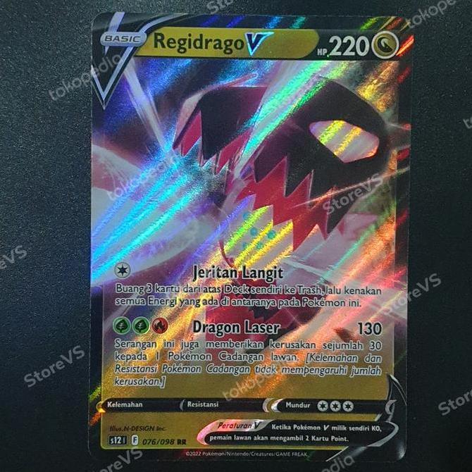 Regidrago V RR S12 - Pokemon TCG Indonesia