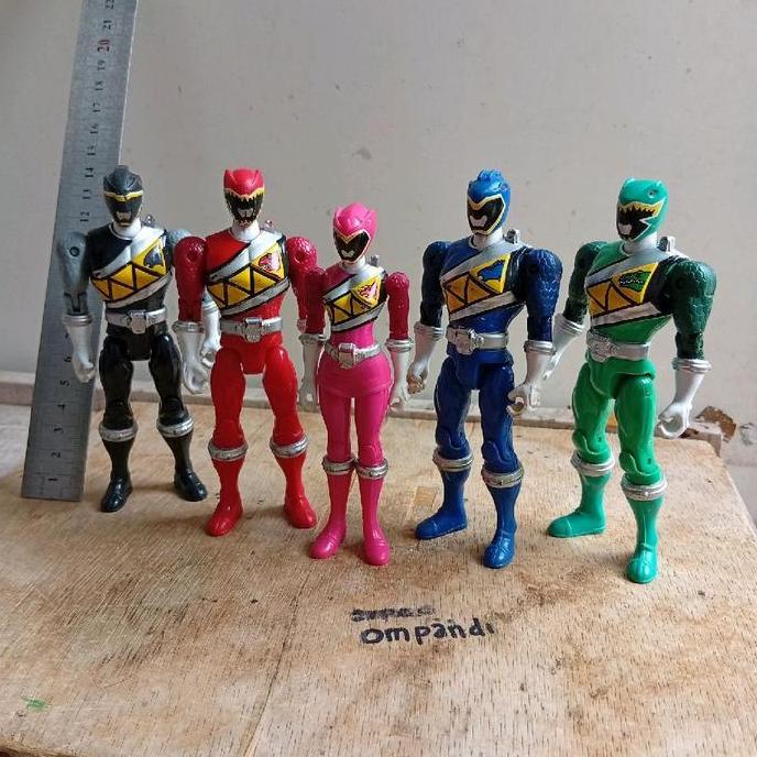 5 PCS FIGURE POWER RANGERS DINO CHARGE CS99