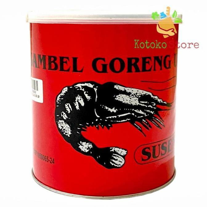 Sambal Goreng Udang Suseno Lampung / Sambel Goreng Kentang Ebi Suseno Kaleng 250gr