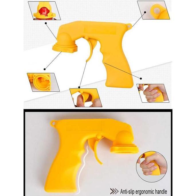 Spray Gun Pilok Alat Bantu Cat Semprot Pilox Alat Spray Gun Manual Adapter Pilox Cat Aerosol
