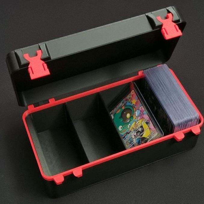Pokemon Card Toploader Storage Box / Kotak Penyimpanan Kartu Pokemon Kapasitas Besar - Pokemon TCG C