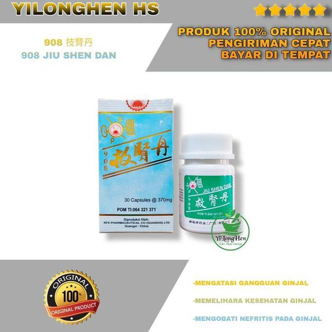 908 Jiu Shen Dan Obat Ginjal Obat Kesehatan Fungsi Ginjal Nefritis Ginjal