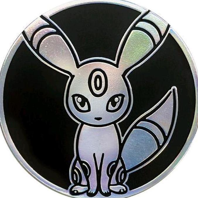 Pkemon Center Coin Collection 5th Edition Eeveelution (Glaceon/Eeve/Leafeon/Umbreon/Espeon/Flareon/J