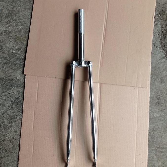 fork sepeda 27 balap roadbike fixie jadul crome chrome taiwan
