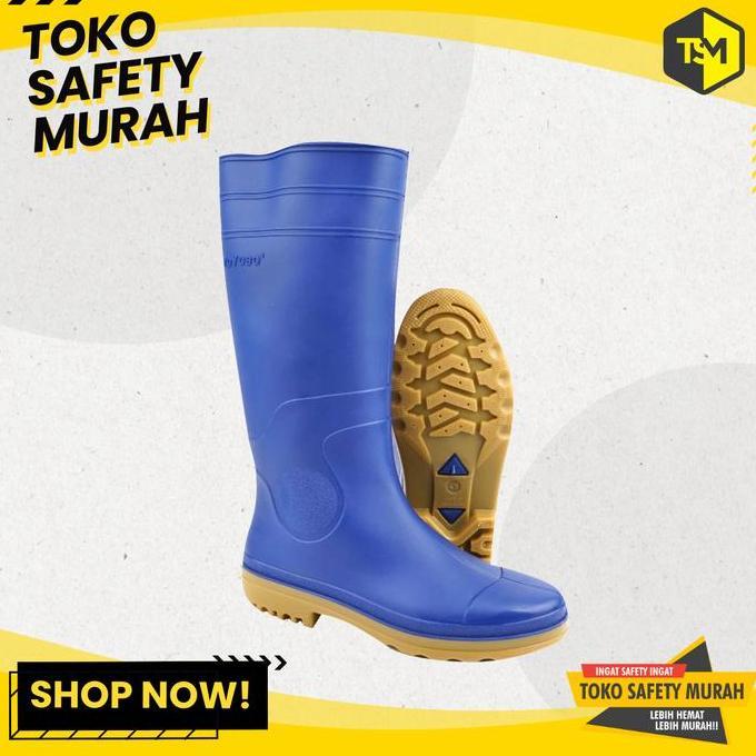 Ready Sepatu Boot Tinggi PVC Karet Proyek TOYOBO 8808 Size 38-44