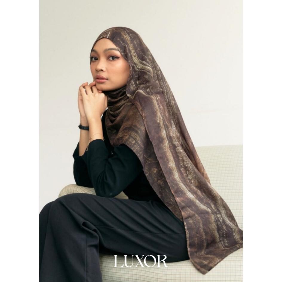 Luxor - Printed Cotton Modal Pashmina
