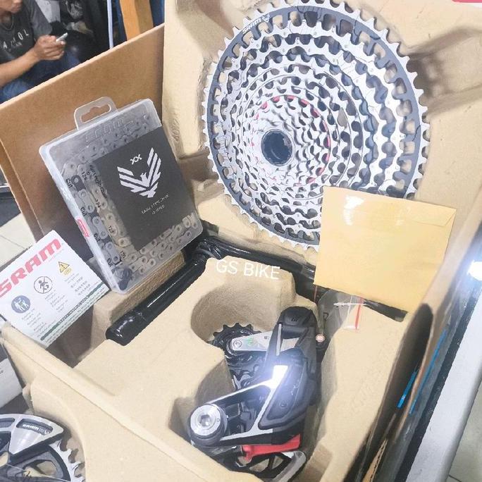 SRAM XX EAGLE T-TYPE AXS TRANSMISSION 1x12-Speed Wireless Groupset GS Sepeda MTB