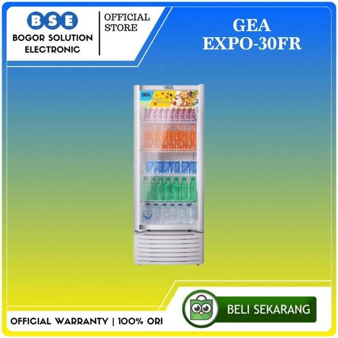 DIsplay Cooler Showcase 4 Rak GEA EXPO-30FR 231 Liter Kulkas Showcase GEA Expo30