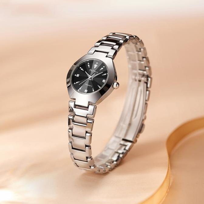 Toki- Biden Jam Tangan Nita Anti Air Santai Mode Kuarsa Nita Jam Tangan Cewek Yn0104-G-W