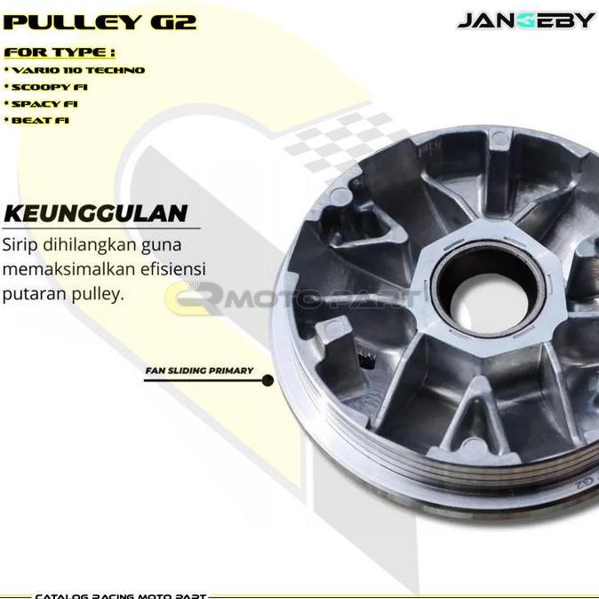 Pully Custom JANGEBY Rumah Roller Beat FI Scoopy FI Vario 110 FI Vario 110 Karbu Stater kasar Pulley
