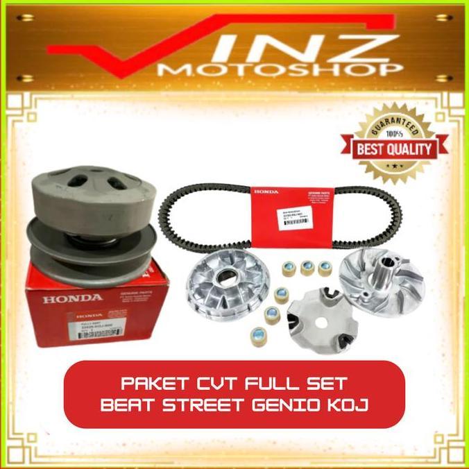PAKET CVT KOMPLIT LENGKAP FULL SET MOTOR BEAT STREET NEW GENIO