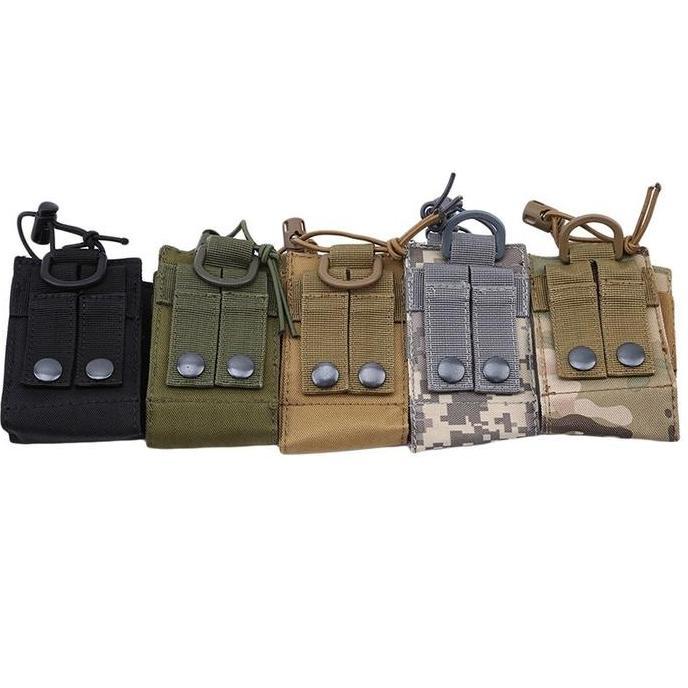 Voruhus- W5 Tas Pinggang Nilon Ht Sarung Baofeng Icom Kantong Case Pelindung