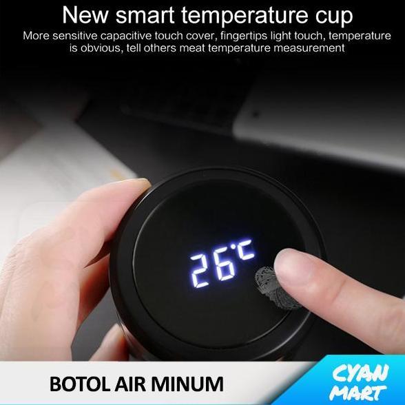 Lacha- Botol Minum Termos Air Panas Dingin Smart Cup Led Thermos Thermometer